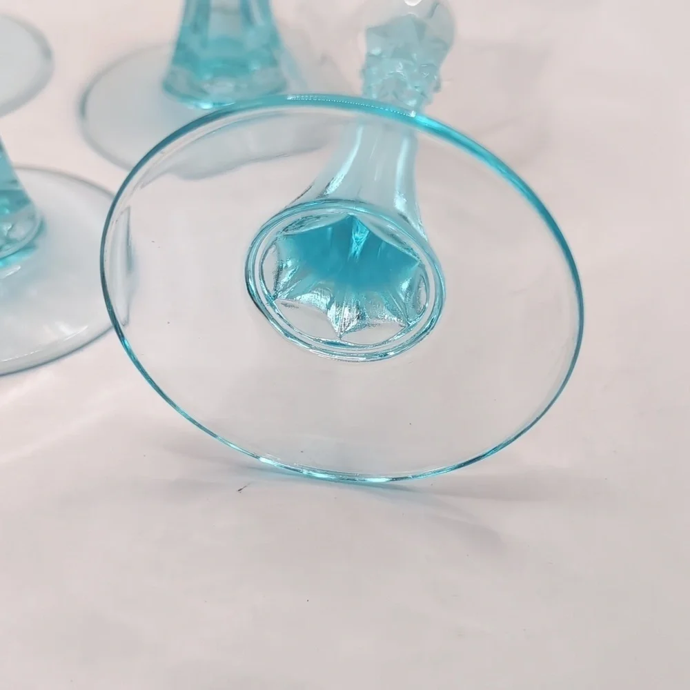 Vintage Set Of 4 (Four) Crystal D'Arques Durand CRA35 Stemmed Wine Glasses